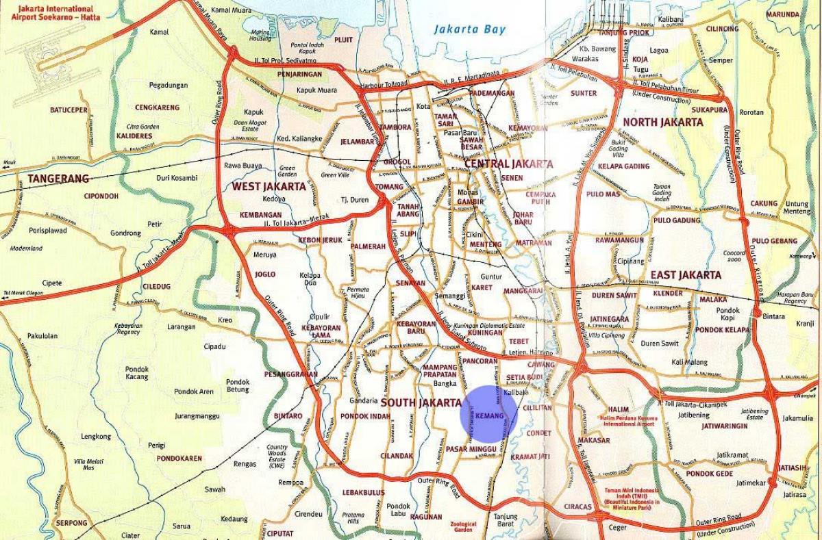 mapa de kemang Yakarta
