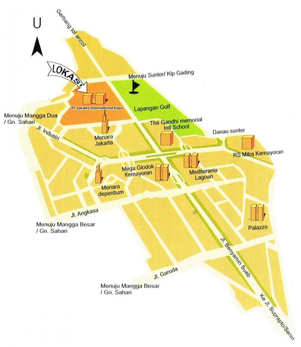 mapa de pt mapa de jakar