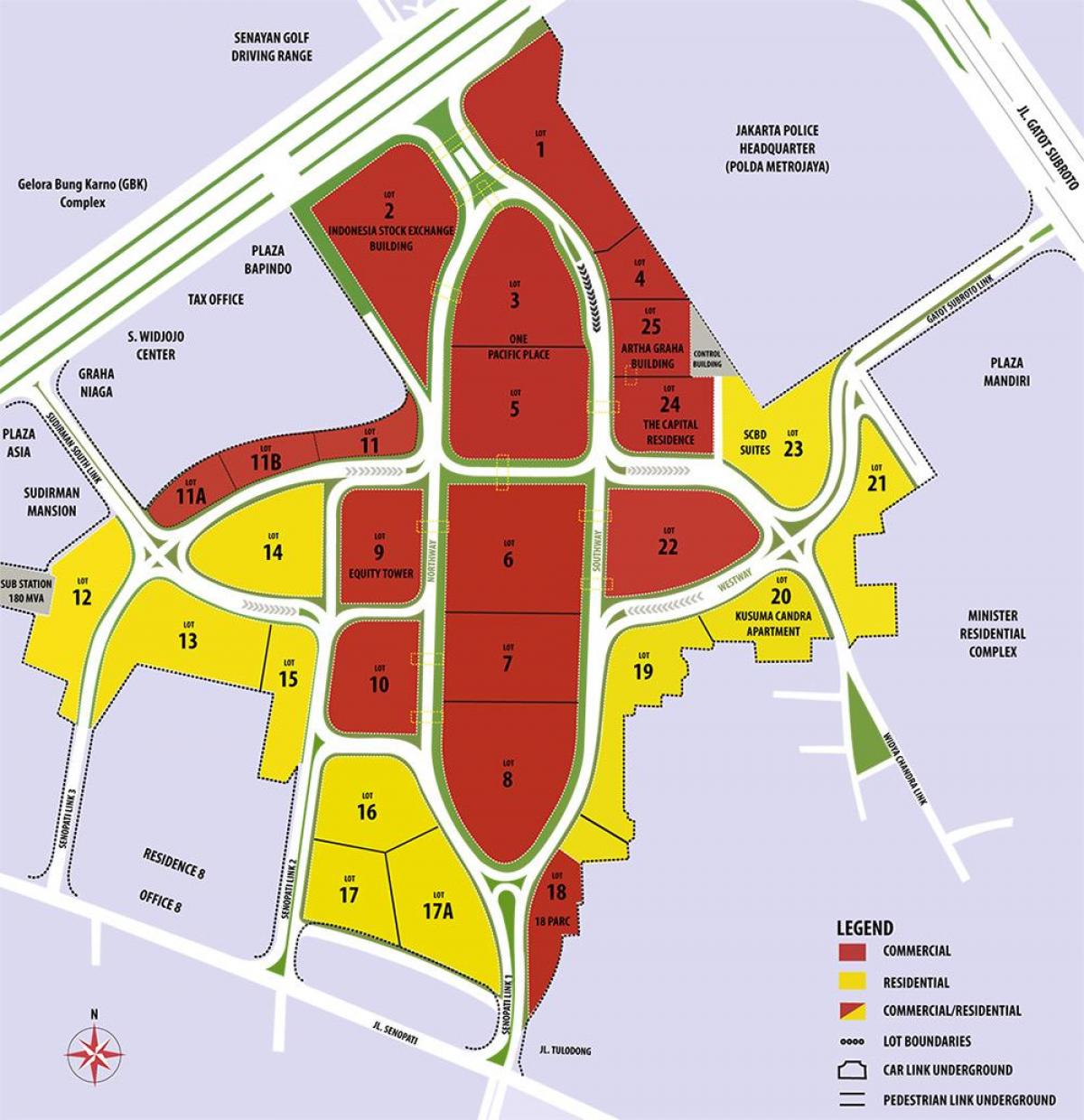 mapa de la scdb Yakarta