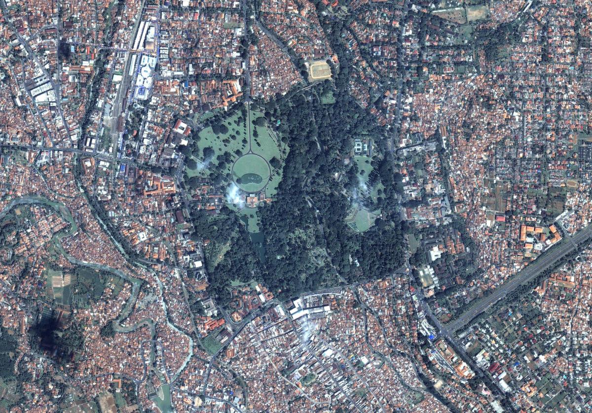 mapa de Yakarta satélite